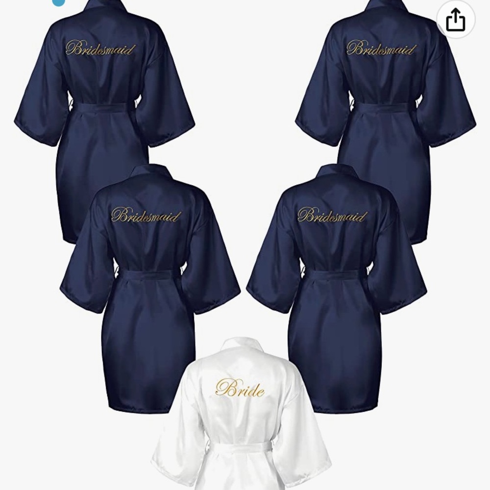 Never used 7 Pcs Kimono Robe for Bridesmaid Bride